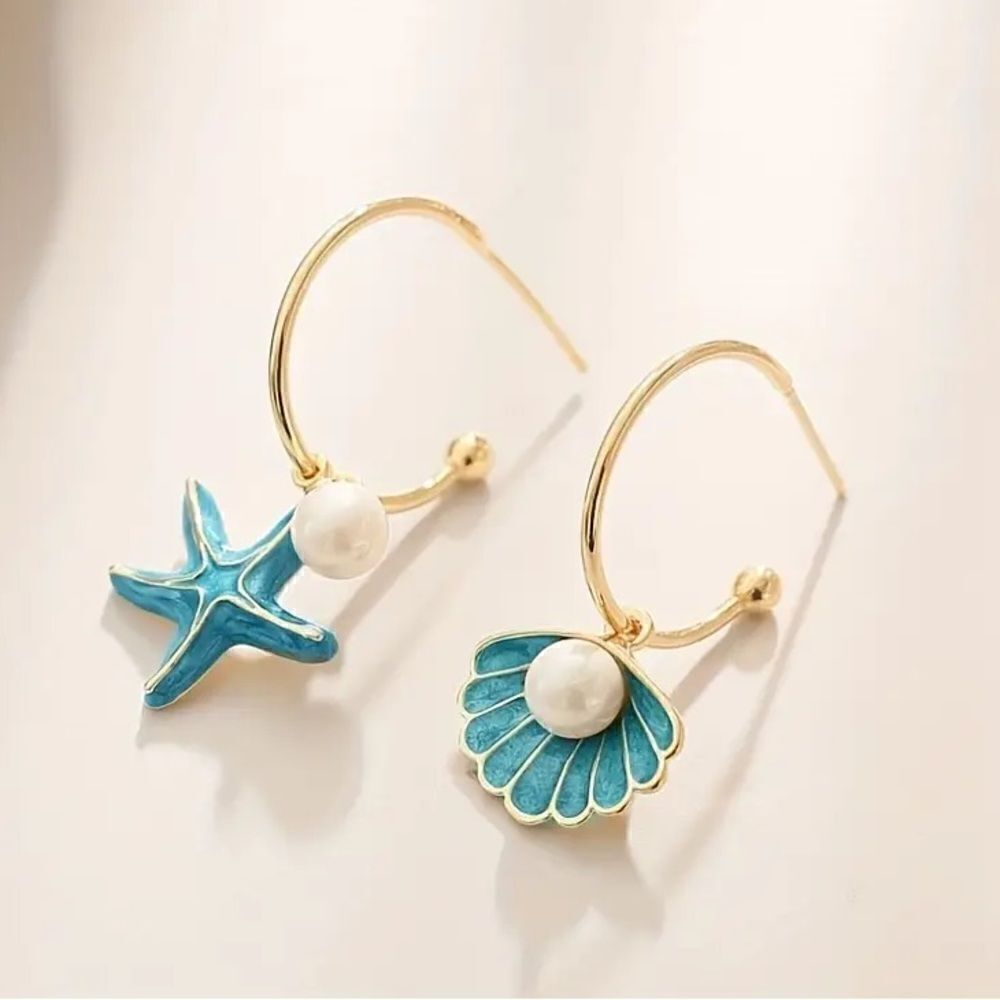 Boho hoop earrings M613